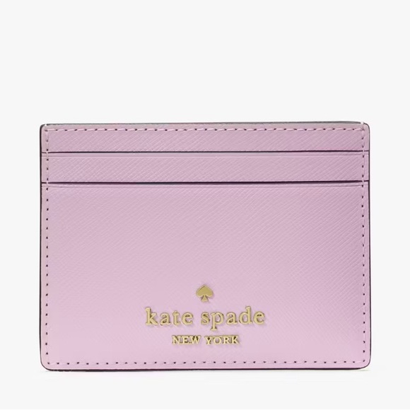 KATE SPADE Saffiano Leather Madison Slim Card Holder - Picture 1 of 3